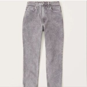 Abercrombie & Fitch Curve Love High Rise Mom Jeans 28 6XS Extra Short High-rise